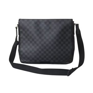 Louis Vuitton Daniel shoulder bag Damier Ebene Brown Graphite Black